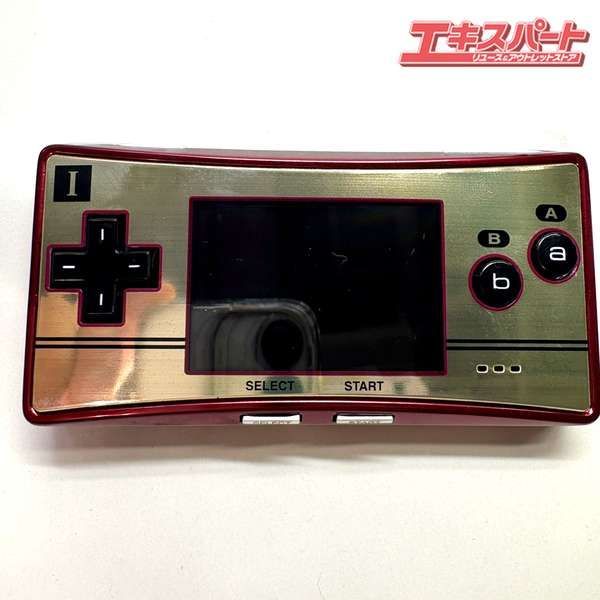 任天堂 ゲームボーイミクロ ファミコンカラー マリオ20周年限定 本体 DH1051】任天堂 ゲームボーイミクロ 20周年記念 ファミコン