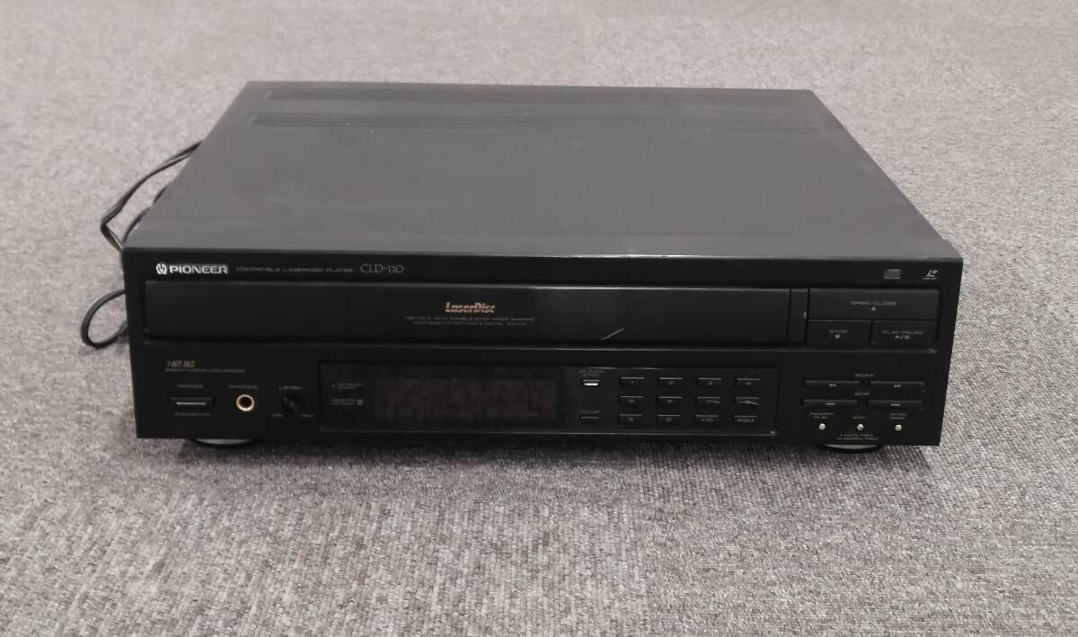 ジャンク品 PIONEER パイオニア レーザーディスクプレイヤー CLD-110 LDプレイヤー CD レコード 対応 D7XBE
