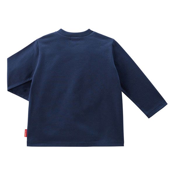 ミキハウス mikihouse ロゴ刺繍 長袖Tシャツ 120cm 白（01