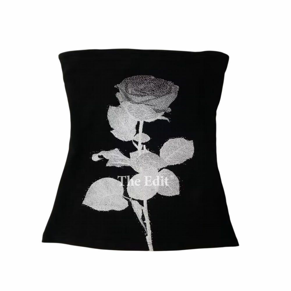 paloma wool floral-print strapless tank top パロマウール パロマ