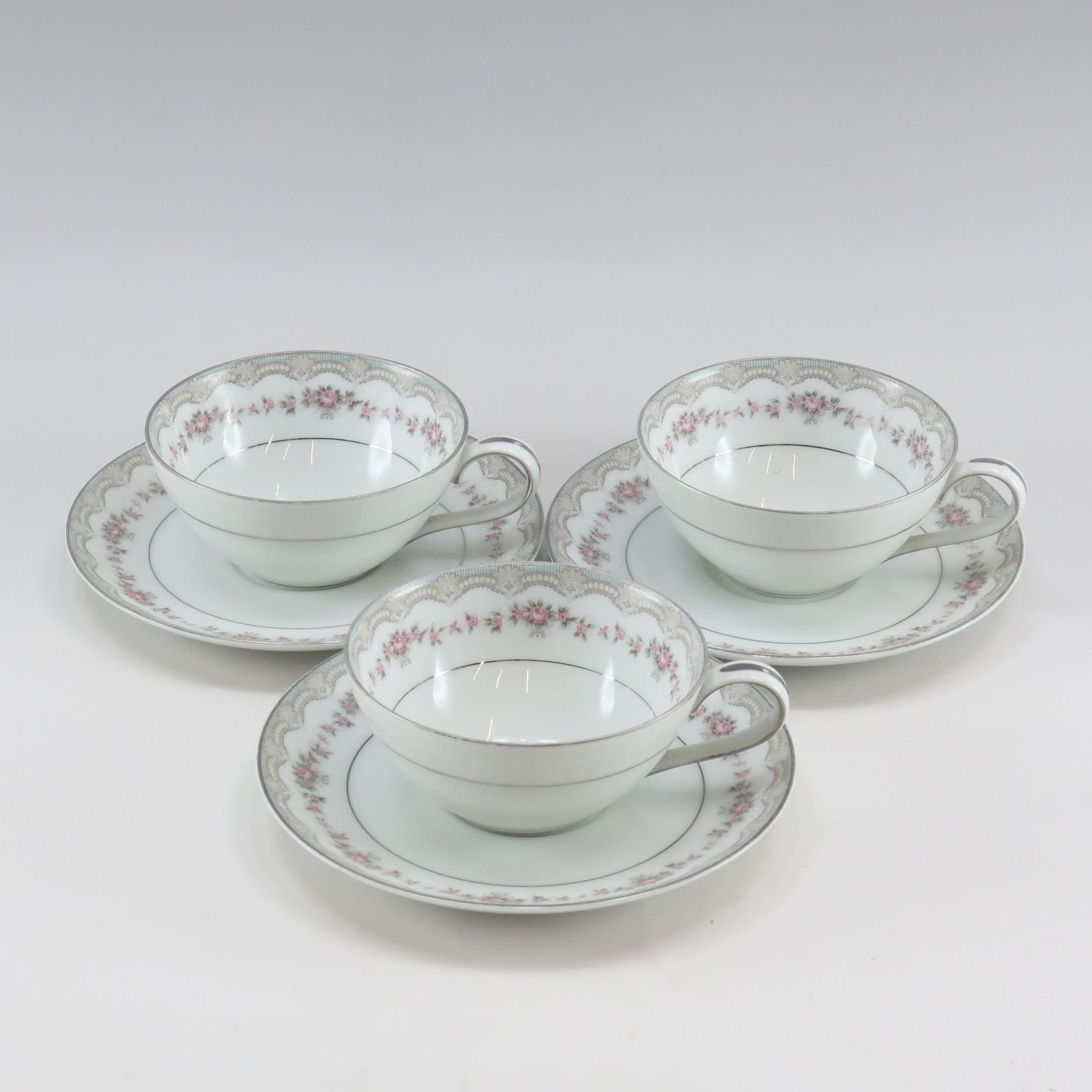 NORITAKE】ノリタケ グレンウッド ティーカップ&ソーサー オールド