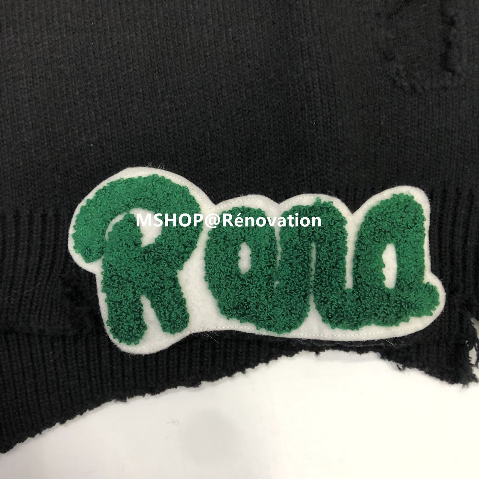 RAF SIMONS ARCHIVE REDUX オーバーサイズダメージニット