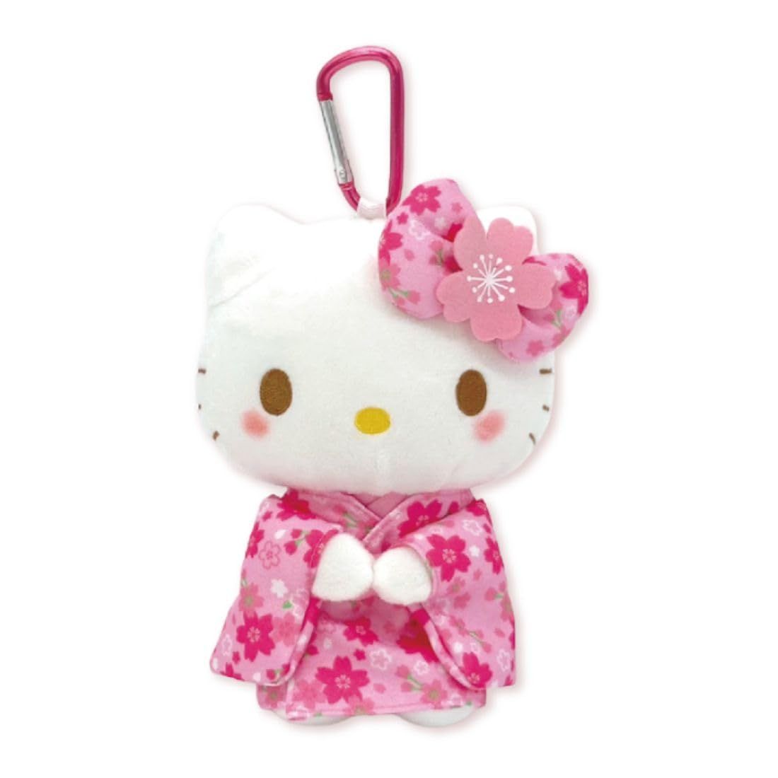 ナカジマコーポレーション ぬいぐるみエコバッグ 桜着物 ハローキティ 193599-24 [ハローキティ]
