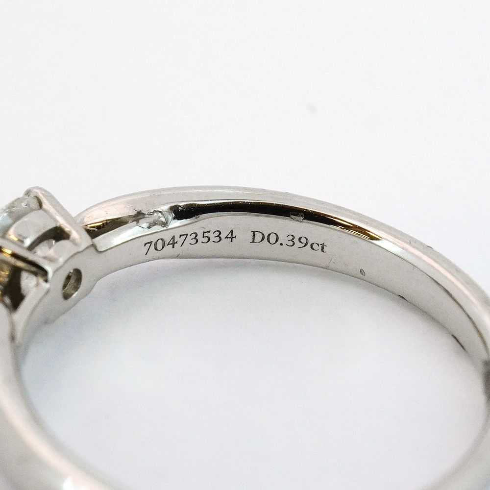 5jgb0299】ティファニー リング ハーモニー 1PD Pt950 プラチナ  