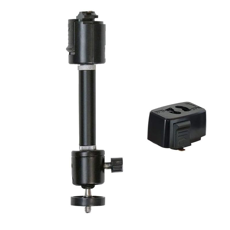 ダクトレール用プロジェクター天吊金具 ブラック 耐荷重1kg PMB-L120B-CPB プラグ付き ライティングレール 1|4インチネジ用 自宅|オフィス|ショップ 角度調節360° 1