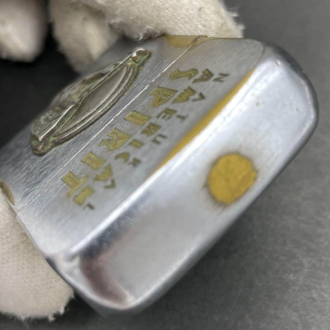 Zippo アメリカンスピリッツ 立体メタル貼り 1941レプリカ ダメージ 