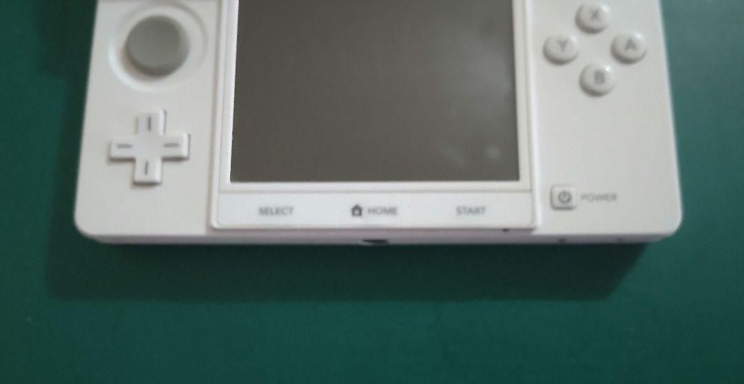 F84【中古・美品3DS】ニンテンドー3DS ピュアホワイト外箱 付属