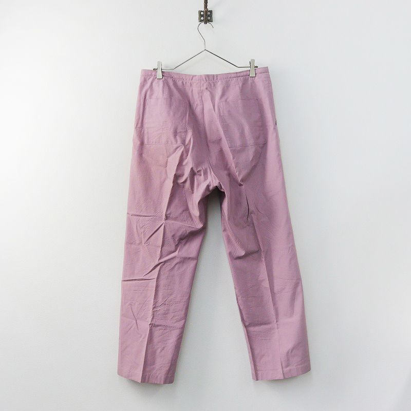 オーラリー AURALEE WASHED FINX TWILL EASY WIDE PANTS 1/ピンク