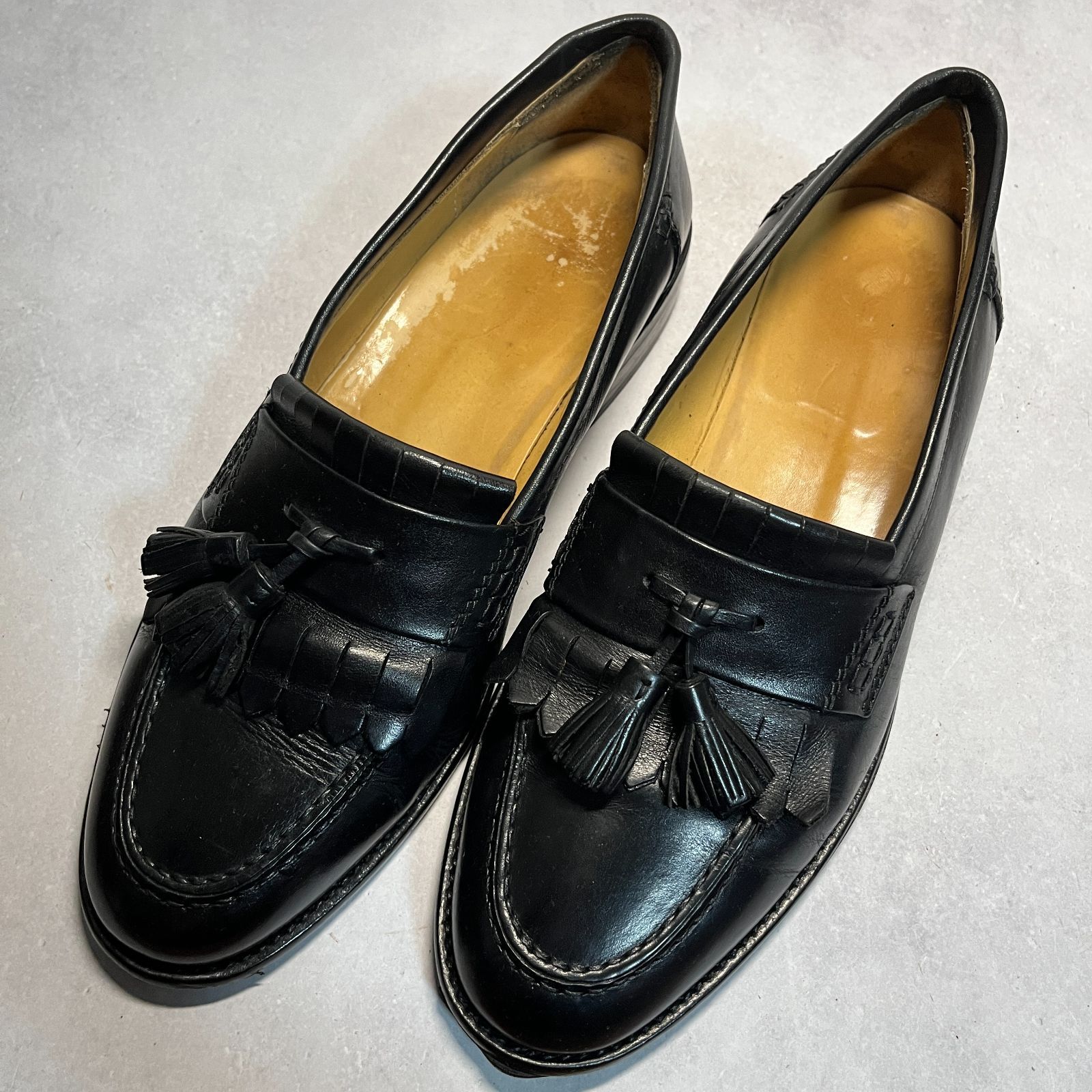 Johnston & Murphy タッセルローファー ブラック US9.5（約27.5