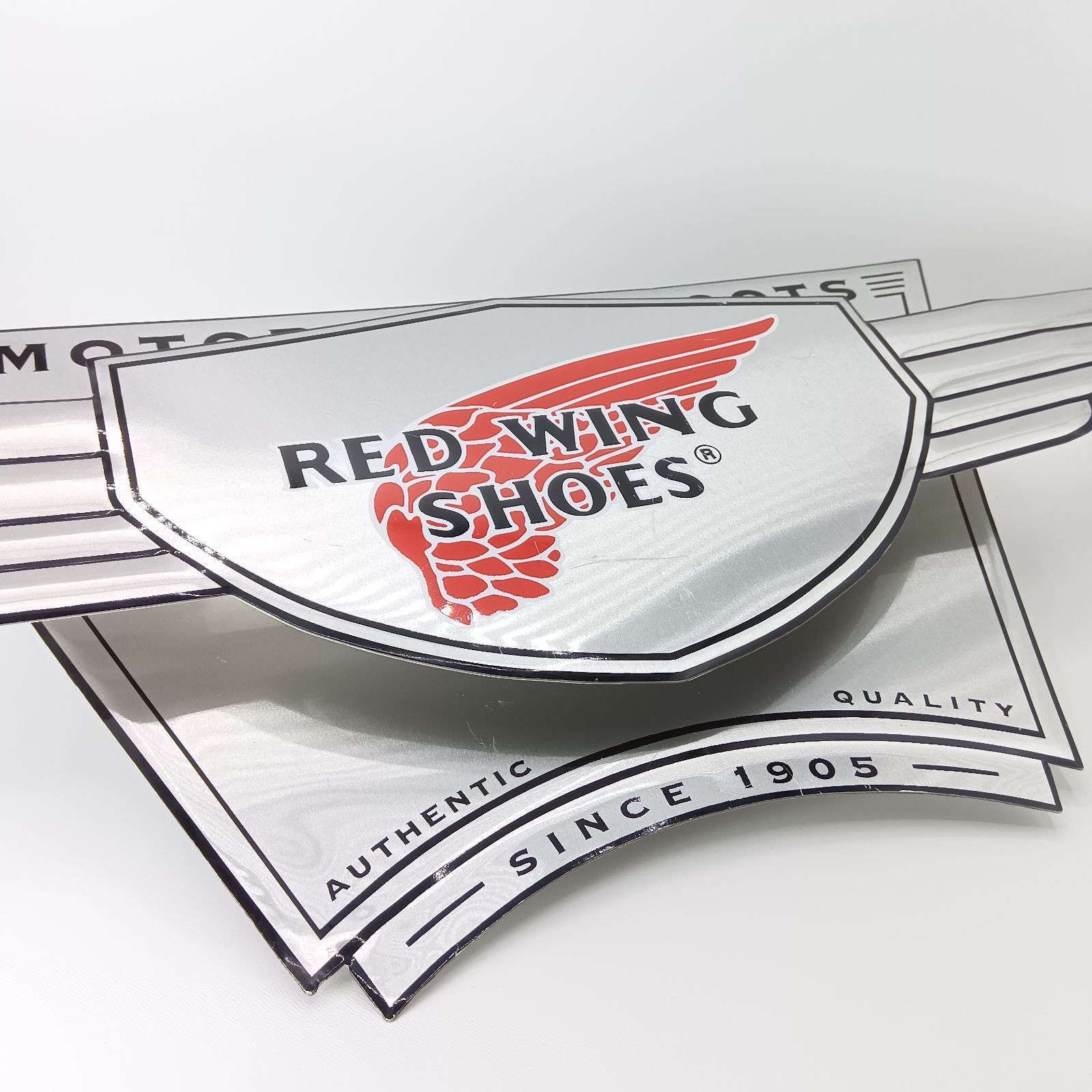 レッド・ウィング RED WING モーターサイクルブーツ 看板 - メルカリ