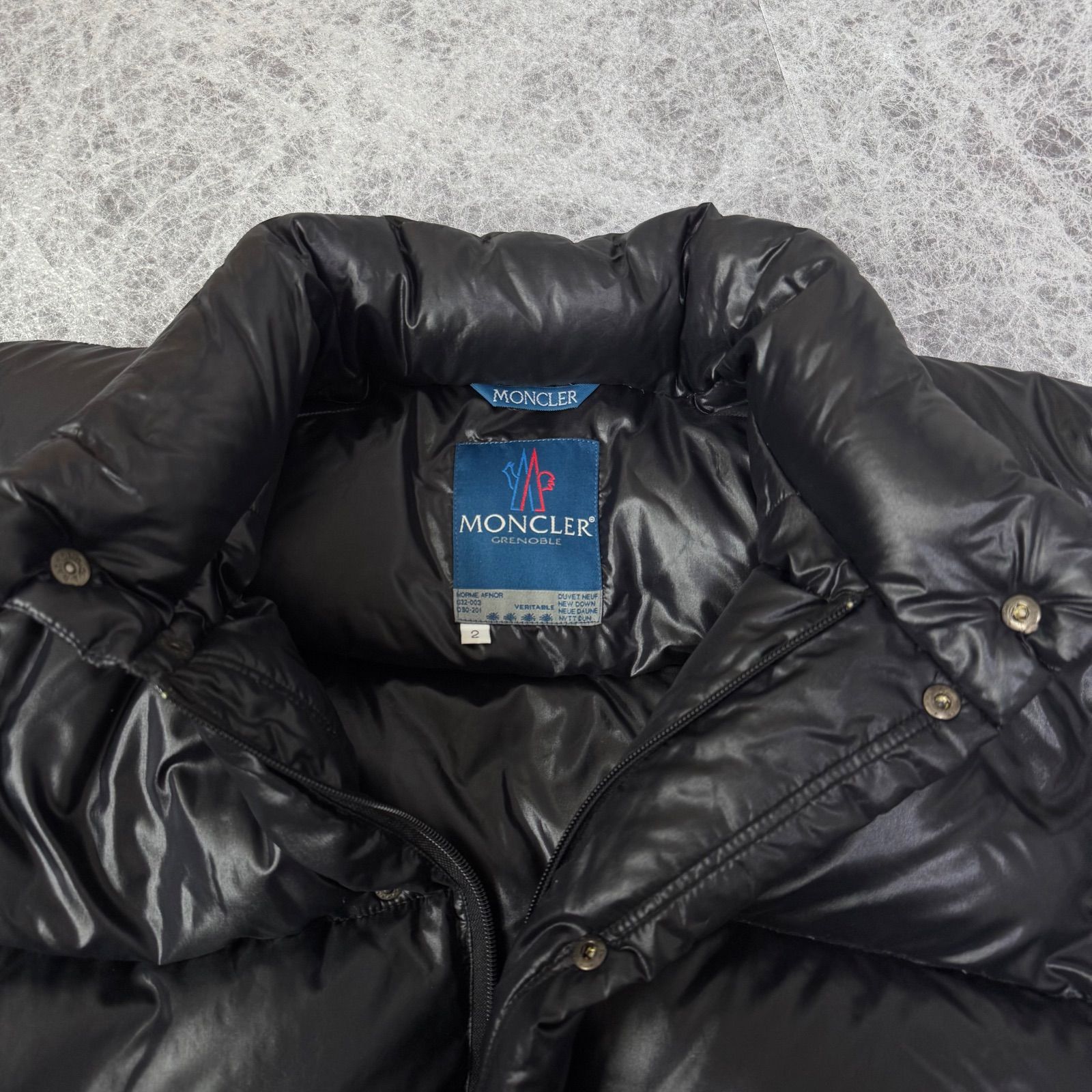 MONCLER GRENOBLE グレノーブル ダウンジャケット ブラック メンズ 2 