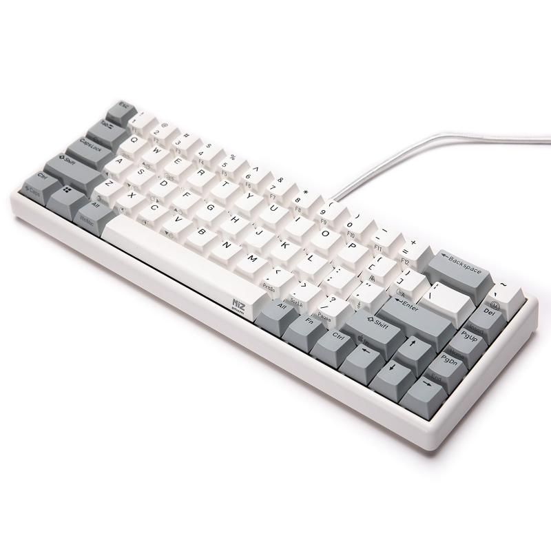 NiZキーボードAtom68-1M ミニサイズ 68キー USB Type-C有線接続 着脱式 win|mac３秒間切替 Cherry MX軸 ソフトウェア付き キーボードカスタマイズ プロ