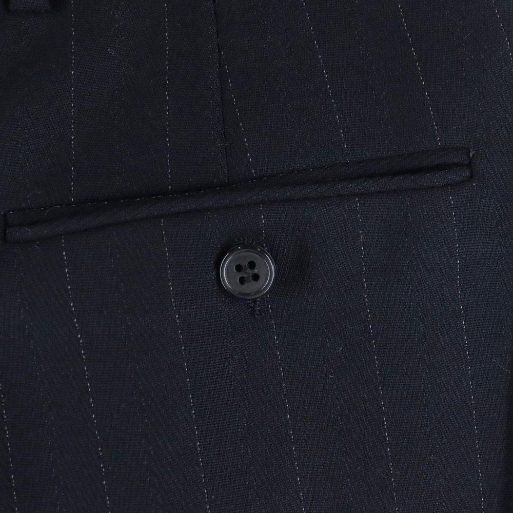 ジョルジオアルマーニ ストライプウールテーラードパンツ