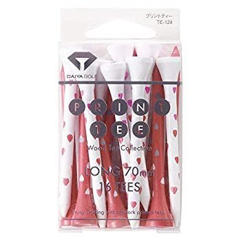 -非常に良い ダイヤ DAIYA ゴルフティー プリントティーA ハート TE-124