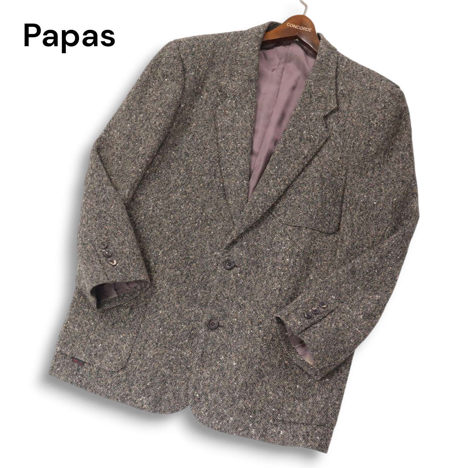 PAPASパパス SYDNEY H SHAW生地 日本製 カバーオールジャケット 【公式