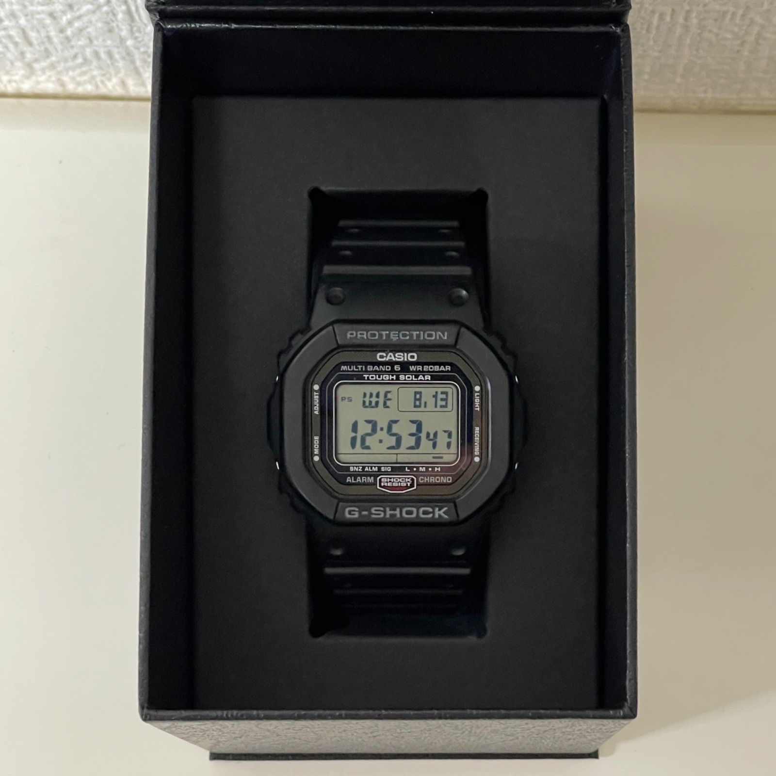 良品CASIO G-SHOCK GW-M5610／黒／電波ソーラー(101) カシオ(CASIO