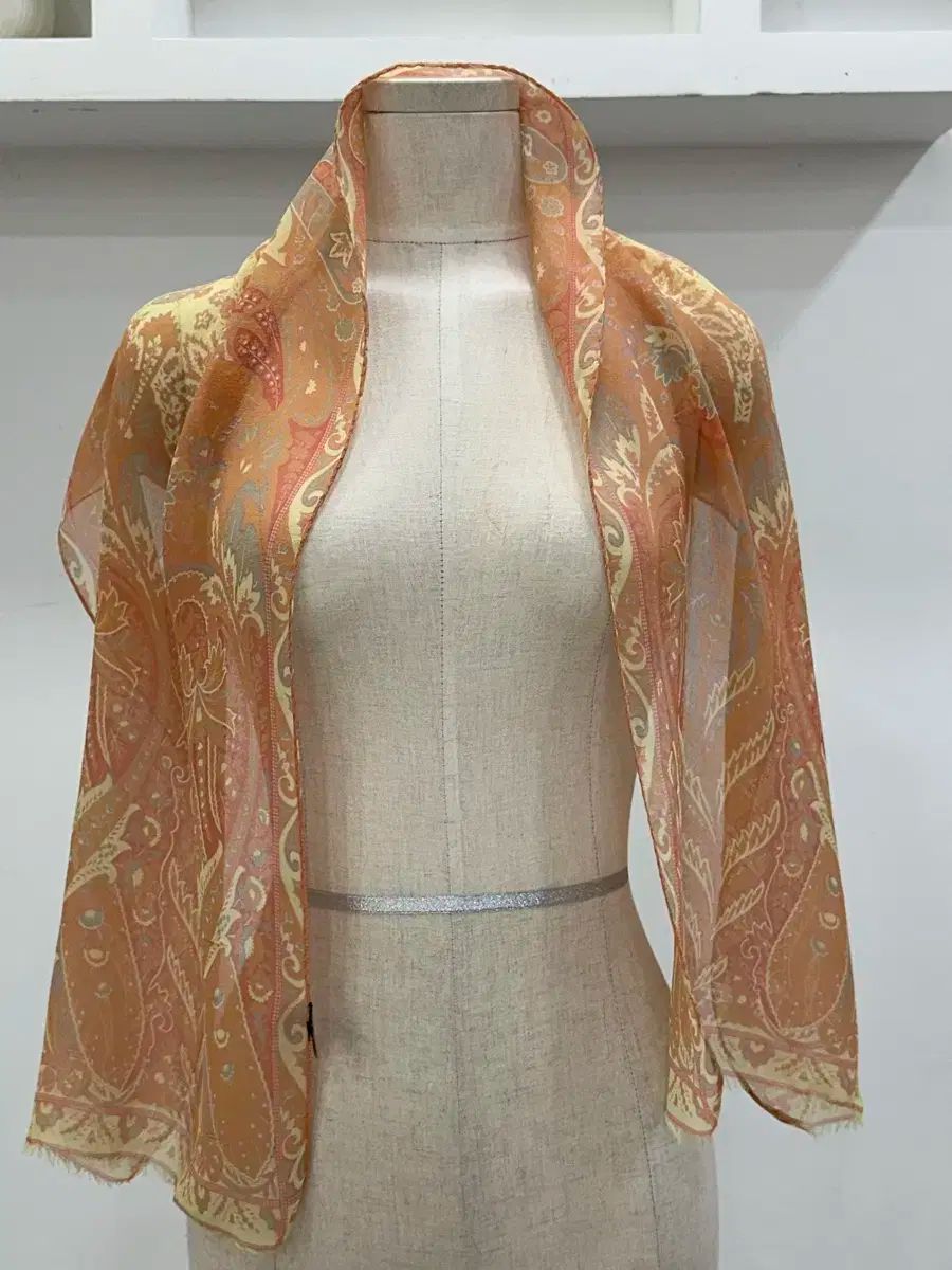 ETRO エトロ シルク マフラー