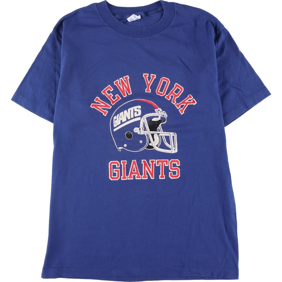 古着 80年代 チャンピオン Champion トリコタグ NFL NEW YORK GIANTS ニューヨークジャイアンツ スポーツプリントTシャツ  USA製/eaa258947