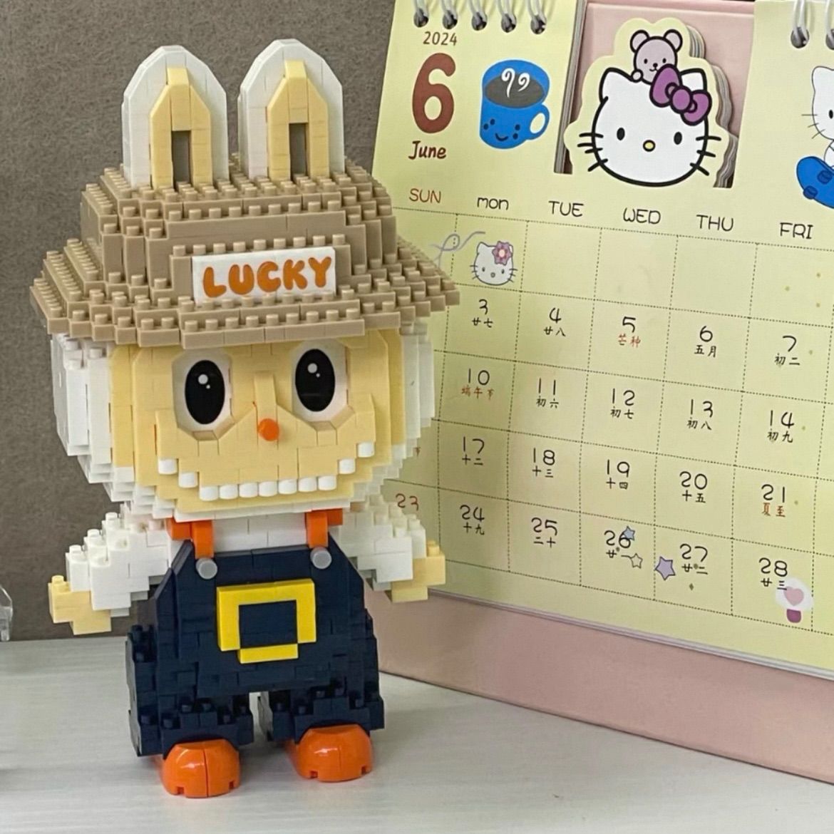ラブブ　レゴブロック　Labubu ZIMOMO ラブブ LABUBU レゴ ブロック おもちゃ 互換 - メルカリ