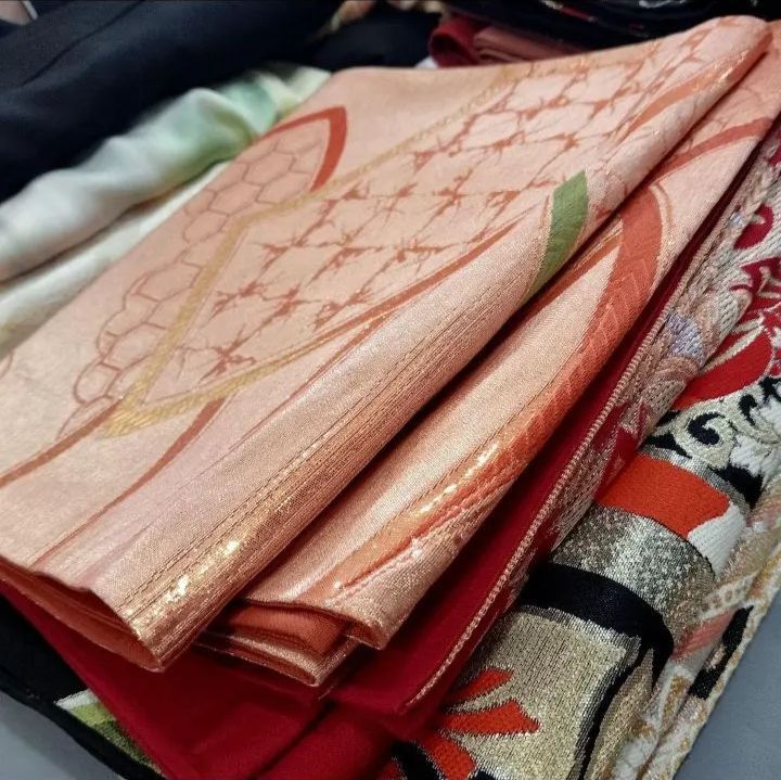 正絹着物８枚 西陣織袋帯８枚