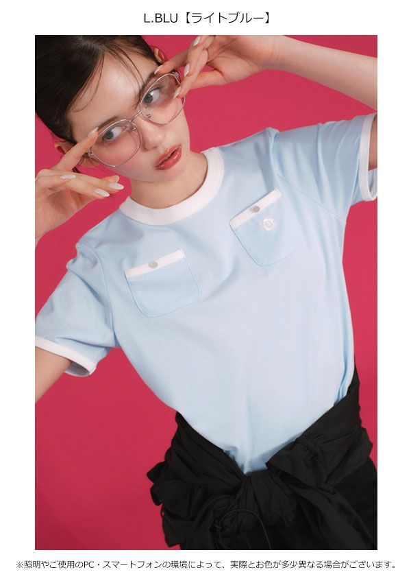 リリー ブラウン LILY BROWN トップス 25夏 【LILY BROWN×MARY QUANT】ポケットリンガーTシャツ 半袖 クロップド丈 マリクワ コラボ lwct254042 楽天市場】【即納】 リリー ブラウン LILY BROWN トップス 25夏