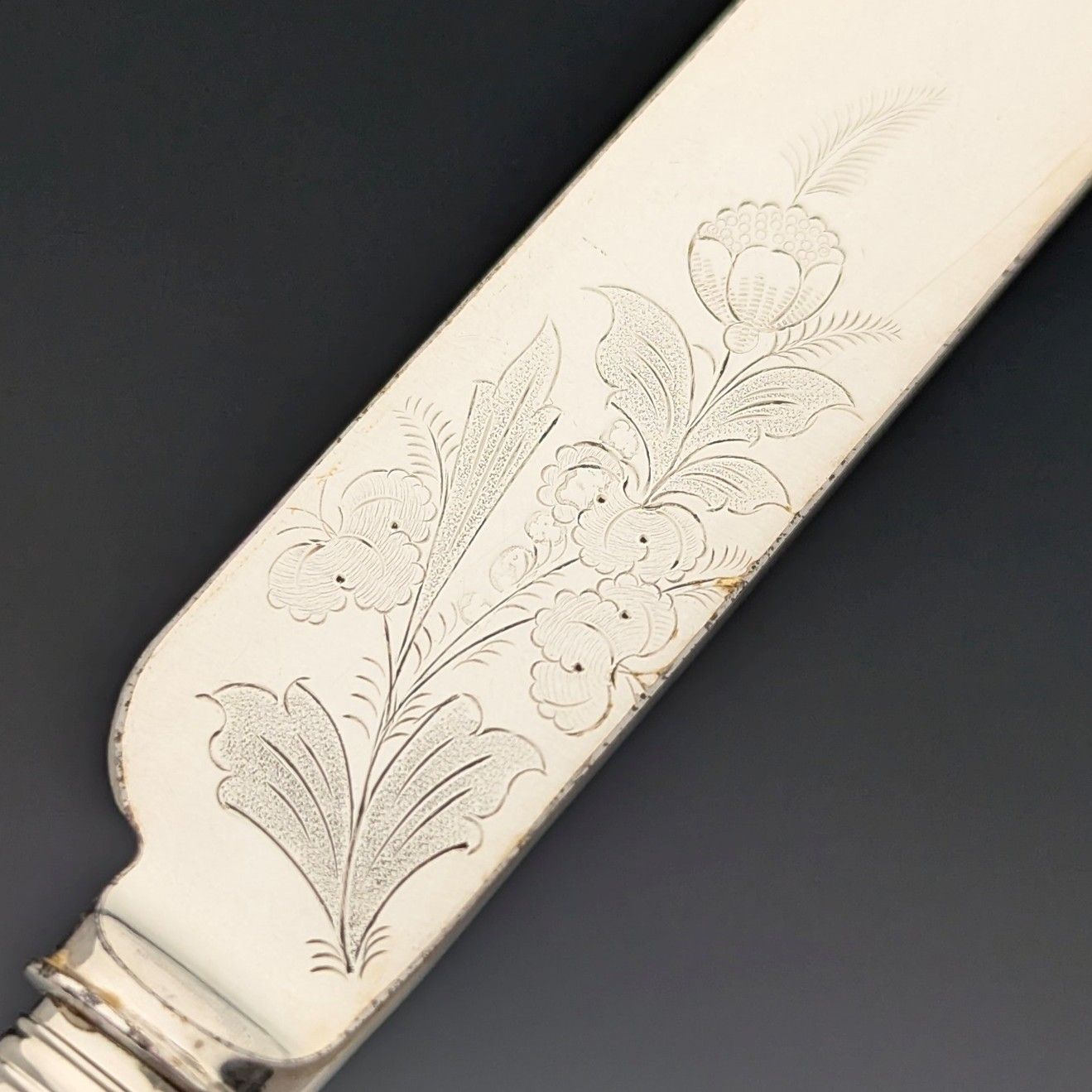 1890年頃 英国アンティーク 白蝶貝ハンドル デザートカトラリー10ペアセット 木箱入り 1890年頃 英国アンティーク 白蝶貝ハンドル デザートカトラリー
