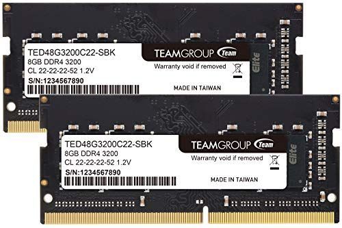 Size 8GBx2枚 Team ノートPC用メモリ SO-DIMM DDR4 3200MHz PC4-25600 8GBx2枚組 16GBkit 日本 無期限正規