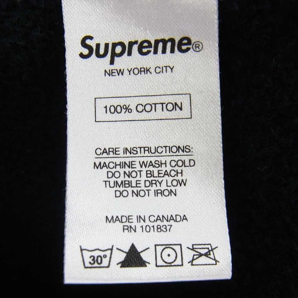 Supreme シュプリーム パーカー 15AW Classic Script Hooded Sweatshirt クラシック スクリプト フードロゴ パーカー フーディ ブラック系 XL