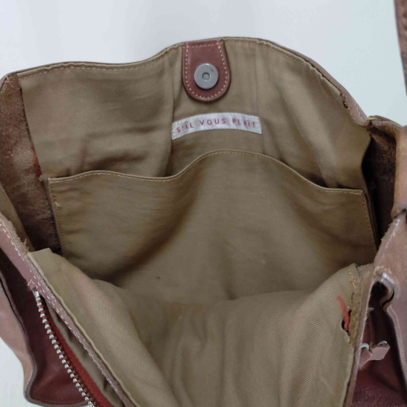 ユーズドフルギ USED古着 レザーショルダーバッグ レディース 表記無