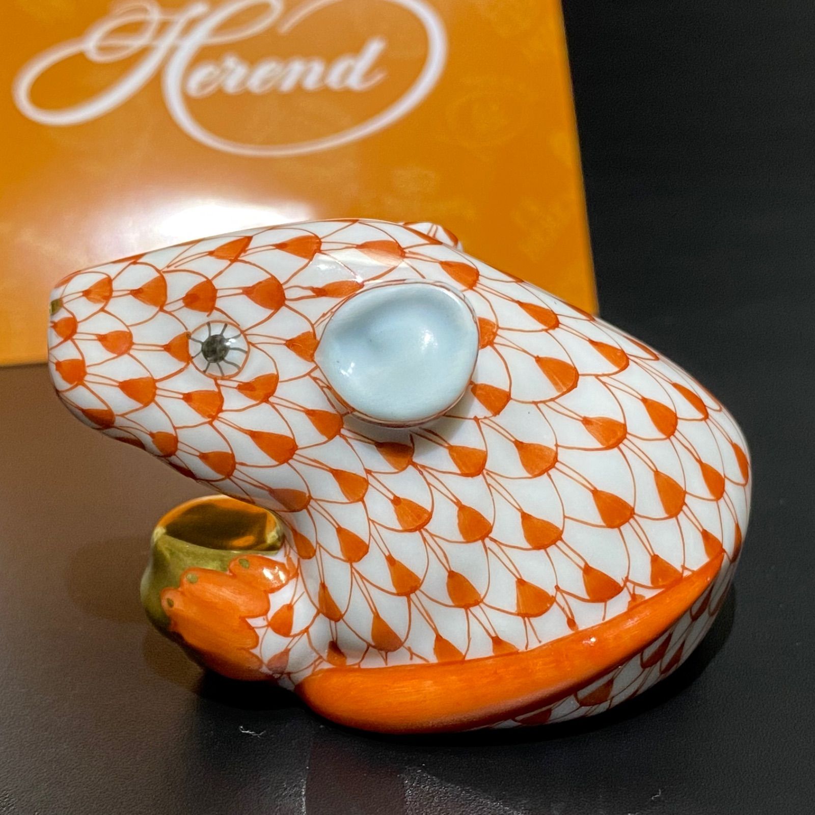 ヘレンド 干支ものがたり 子年 ネズミ 陶器の置物 フィギュリン Herend