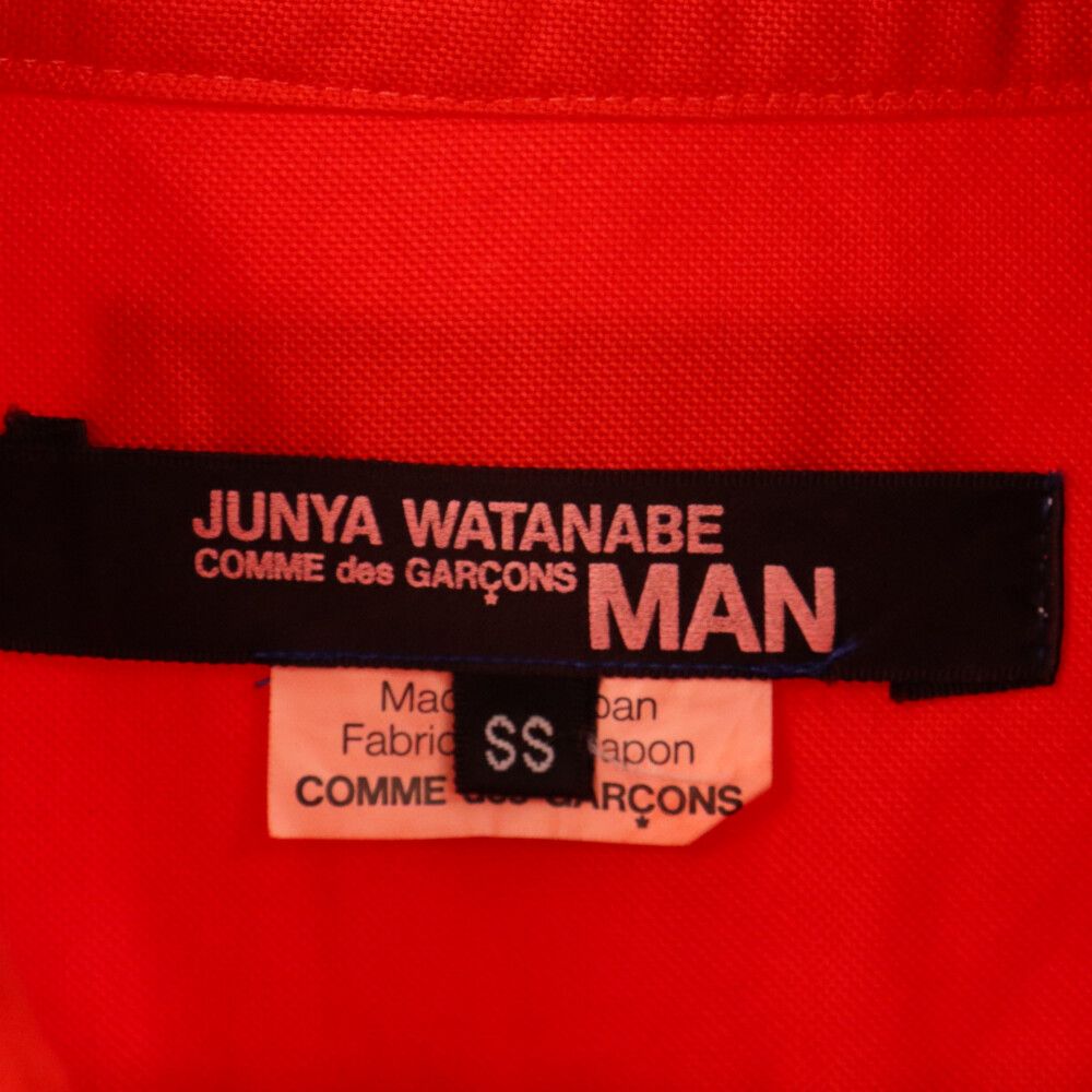 JUNYA WATANABE COMME des GARCONS (ジュンヤワタナベ コムデギャルソン) AD2007×BROOKS BROTHERS 再構築 オックスフォード ボタンダウンシャツ ブルックスブラザーズ 長袖 WT-B015 レッド