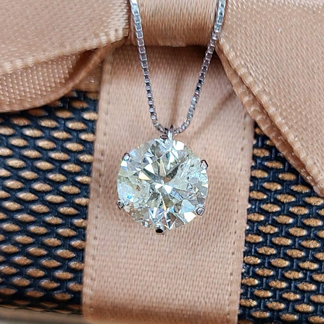 JF156★高級 大粒ダイヤモンド0.62ct K18 ペンダントヘッド 鑑付 JF156☆高級 大粒ダイヤモンド0.62ct K18 ペンダントヘッド 鑑付