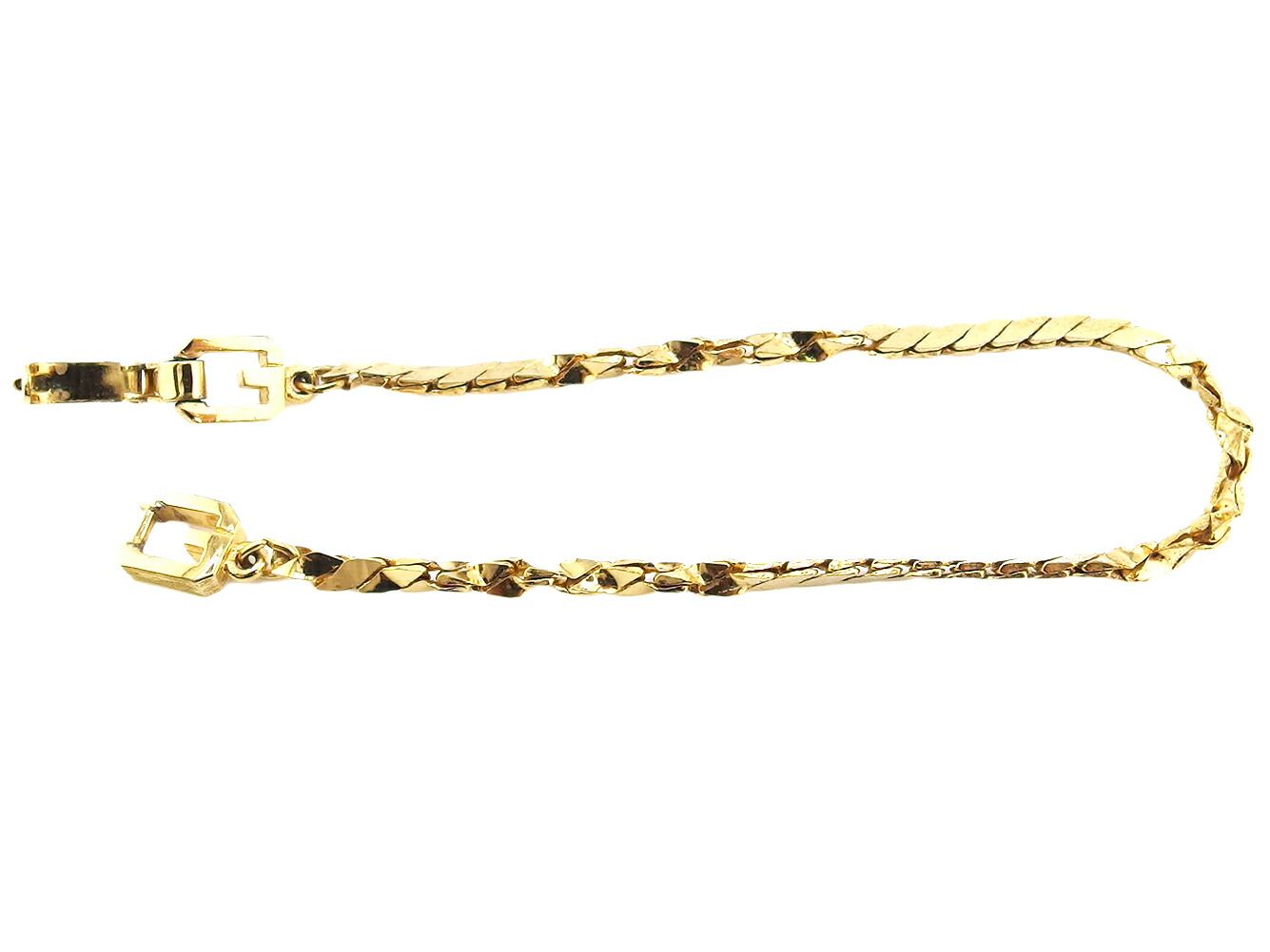 チェーンブレスレット ゴールド