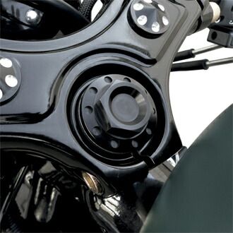 ステアリング ステムボルト 1987〜22年スポーツスター ダイナ FXR ブラック