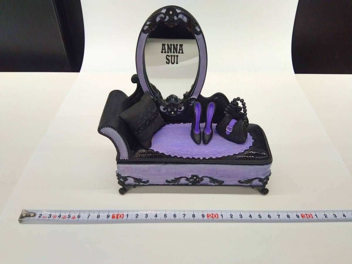 ○ANNA SUI ・アナスイ○ソファ型・ミラー付きジュエリー