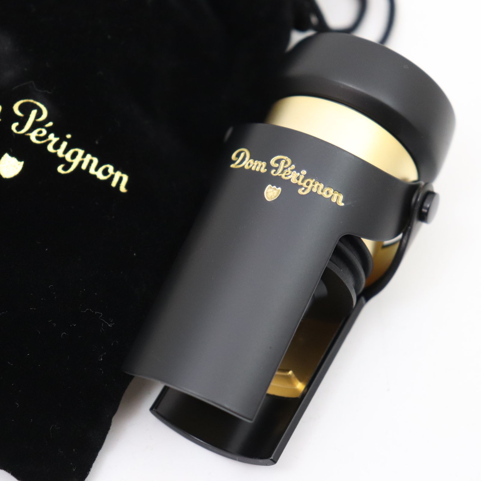 ITQV5F2DJFN4 即決 本物 未使用 保管品 DOM PERIGNON ドンペリニョン シャンパンストッパー ブラック×ゴールド 栓 コルク  - メルカリ