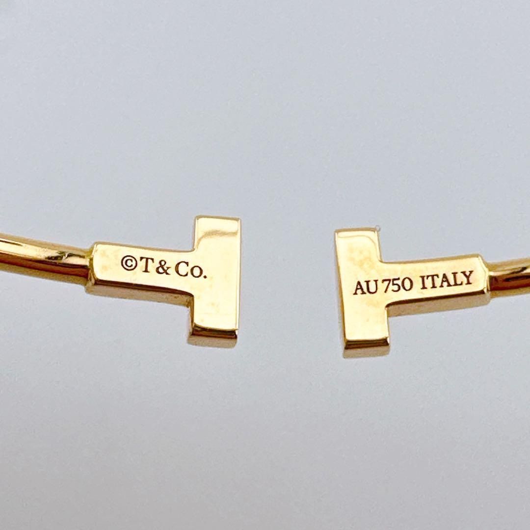 TIFFANY】ティファニー Tナローワイヤー ブレス ローズゴールド