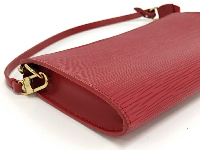 LOUIS VUITTON ポシェット アクセソワール ハンドバッグ エピ レザー  