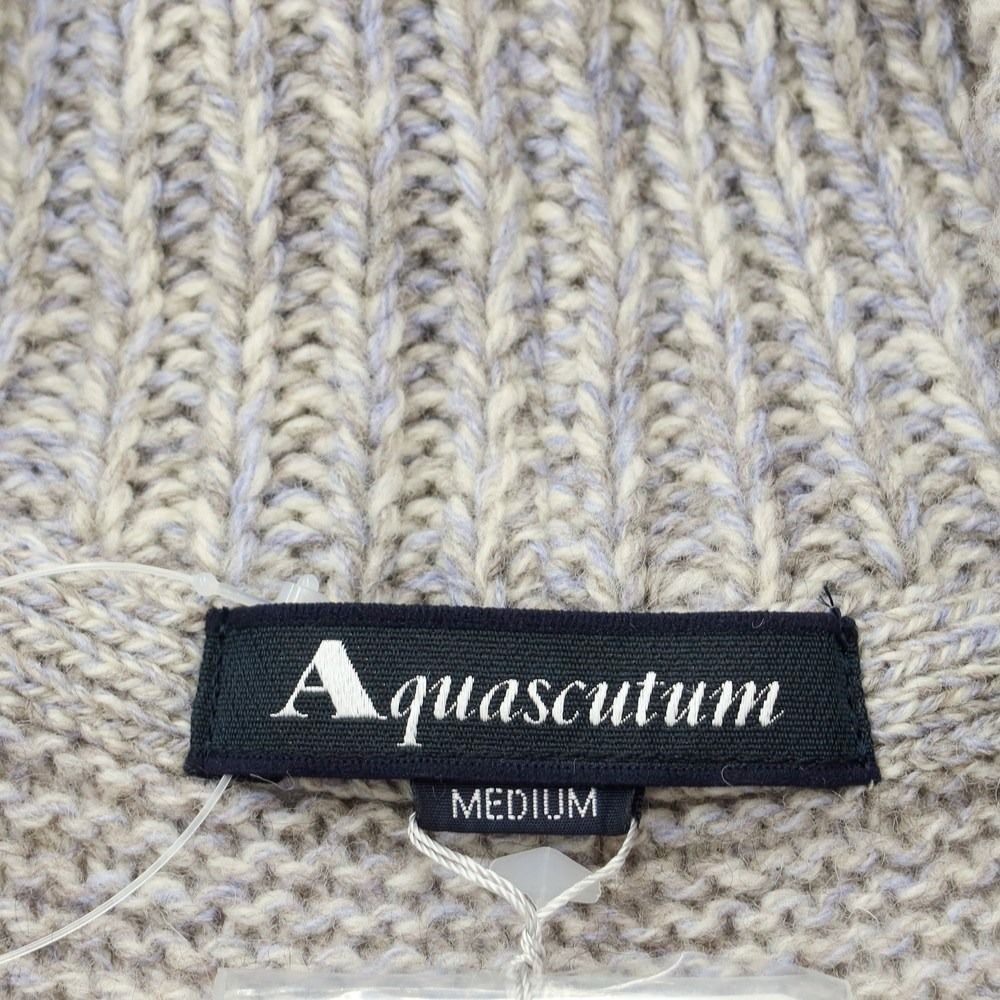 中古】【未使用】アクアスキュータム Aquascutum ミドルゲージウール