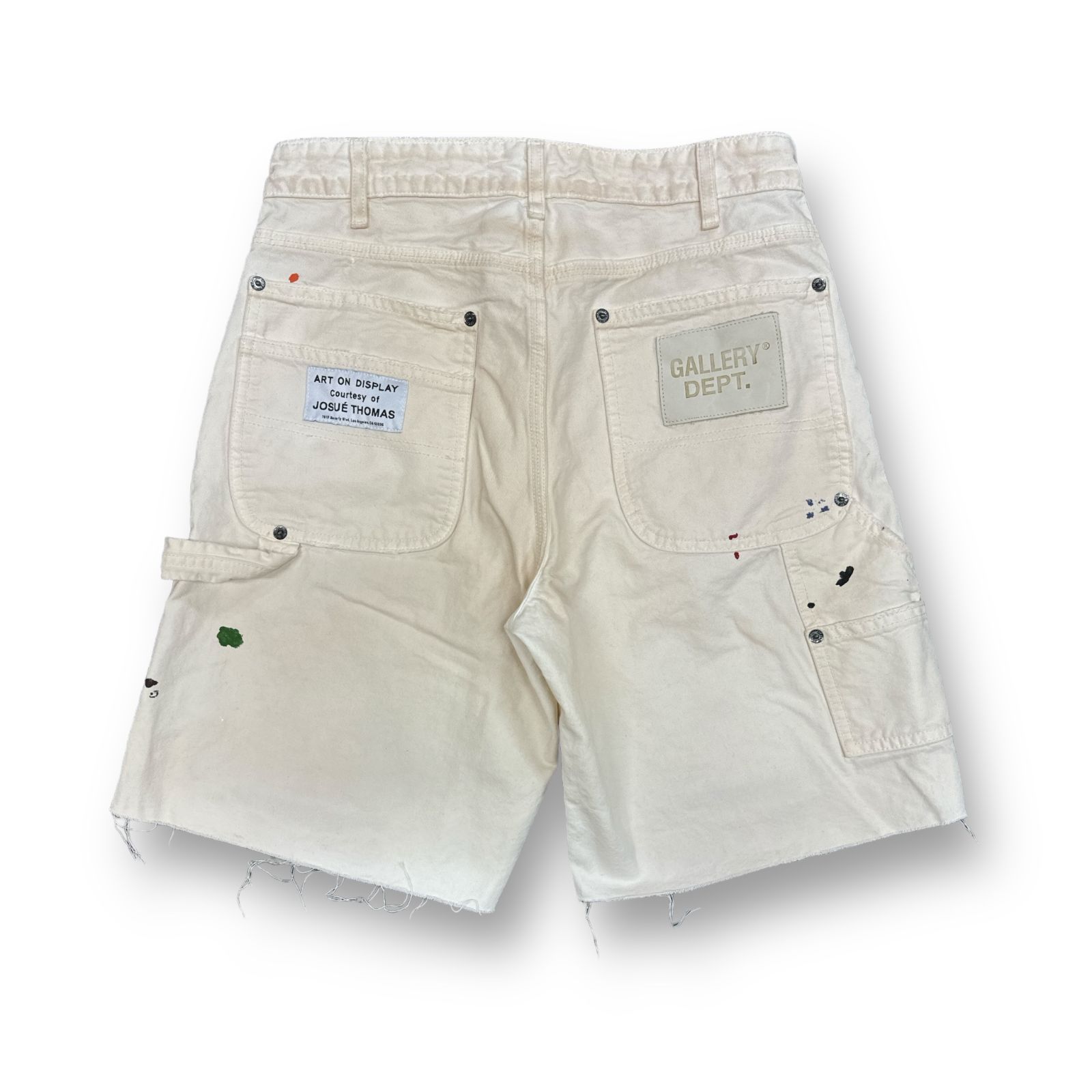 GALLERY DEPT. ペイント加工ショートパンツ S GALLERY DEPT Paint Half Pants ユニセックスペイント ハーフ