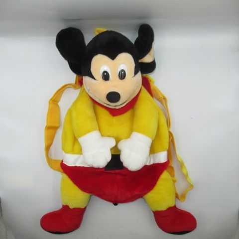90’sビンテージMighty Mouseマイティマウスバックパックぬいぐるみリュックフィギュア人形ぬいぐるみデッドストックDEAD STOCK
