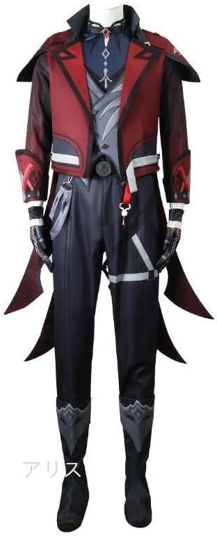 最高 原神 げんしんディルック レッドデッド?オブ?ナイトコスプレ衣装 最高 原神 げんしんディルック レッドデッド?オブ?ナイトコスプレ衣装