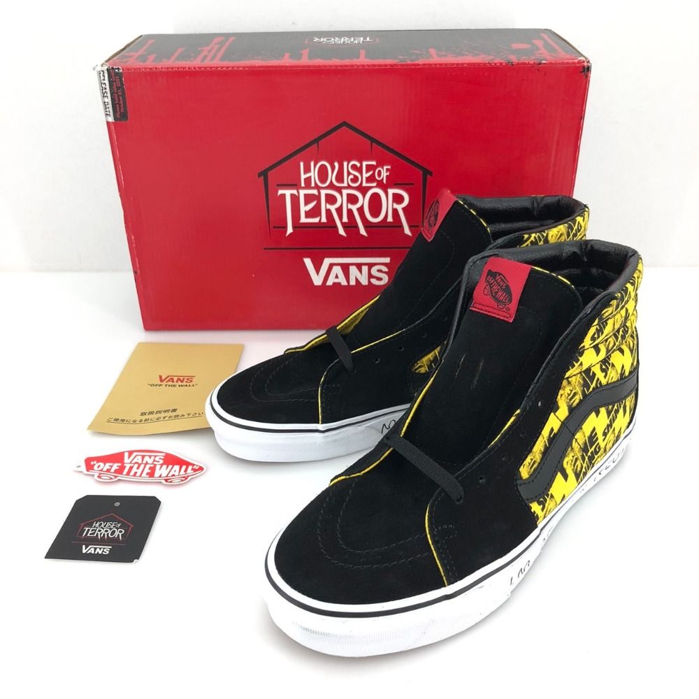 05w04952 ヴァンズ VENS スケートハイザシャイニング テラー SK8-HI THE SHINING TERROR ブラック × イエロー  27.5cm ベトナム製 メンズ スニーカー VN0A4U3CZPN 【中古品】 - メルカリ