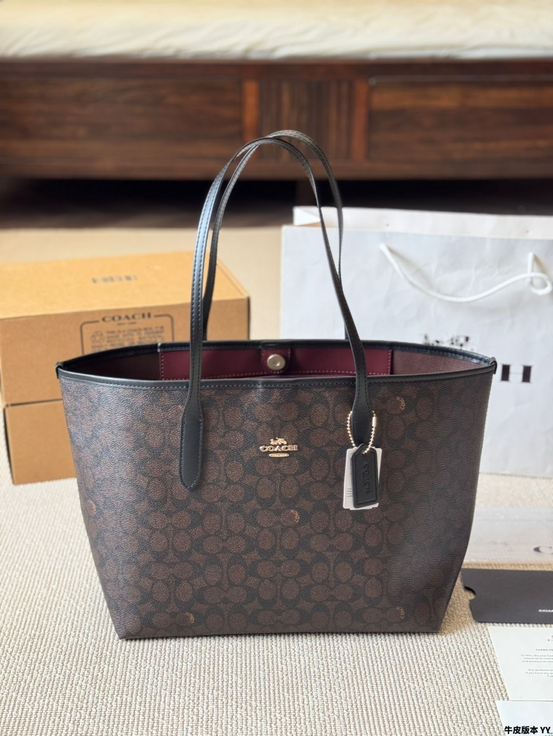 国内より1WEEK【COACH】シティ トート □COACH□コーチ シティ トートバッグ (Coach/トートバッグ