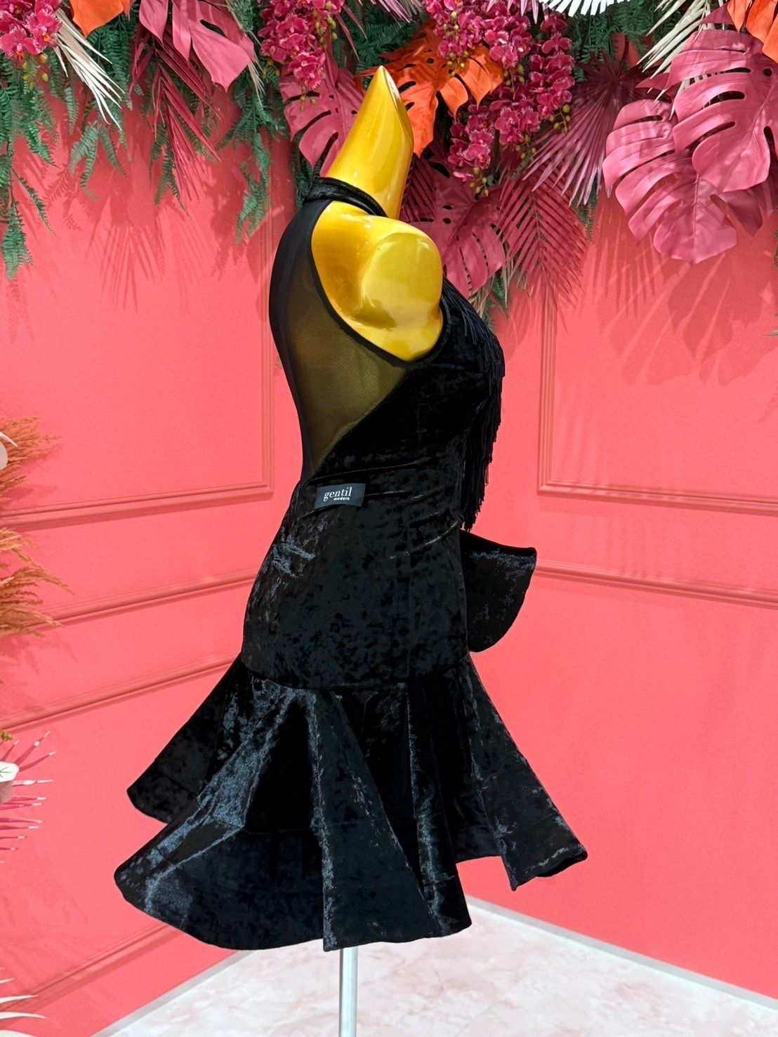 gentilグリーンフリンジワンピース 【公式通販】