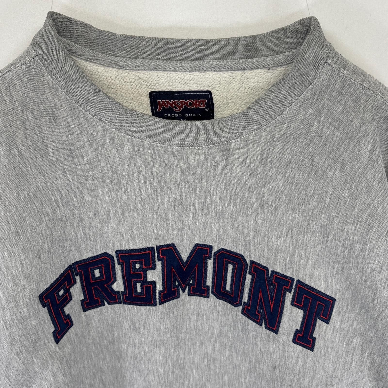 90s ビンテージ JANSPORT 　3段プリントグレースウェット 古着 90年代 ジャンスポーツ JANSPORT リバースウィーブタイプ