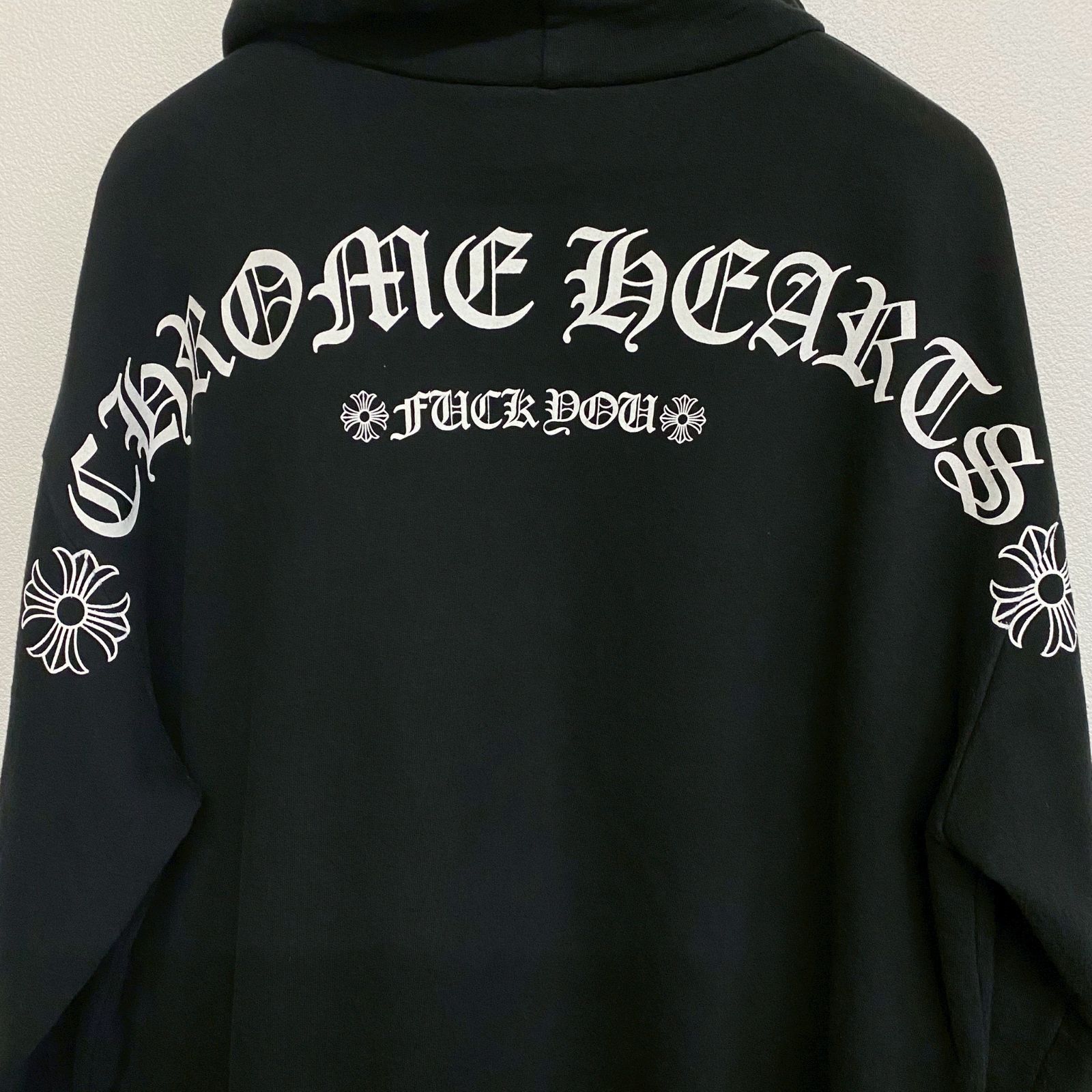 CHROME HEARTS FUCK YOU クロムハーツ アーチロゴ ジップ アップ CHROME HEARTS FUCK YOU クロムハーツ アーチロゴ ジップ アップ