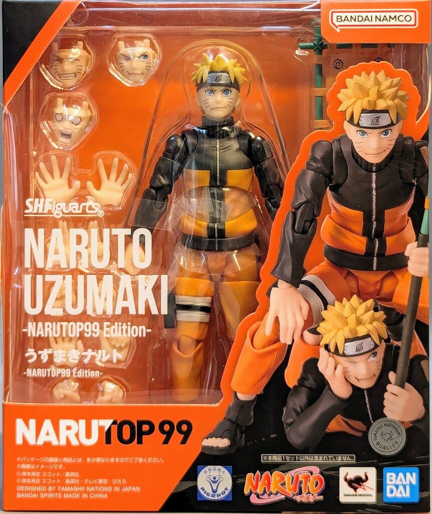 NARUTO narutop99 うずまきナルトフィギュア　10点セット Amazon.co.jp: TAMASHII NATIONS S.H.フィギュアーツ NARUTO