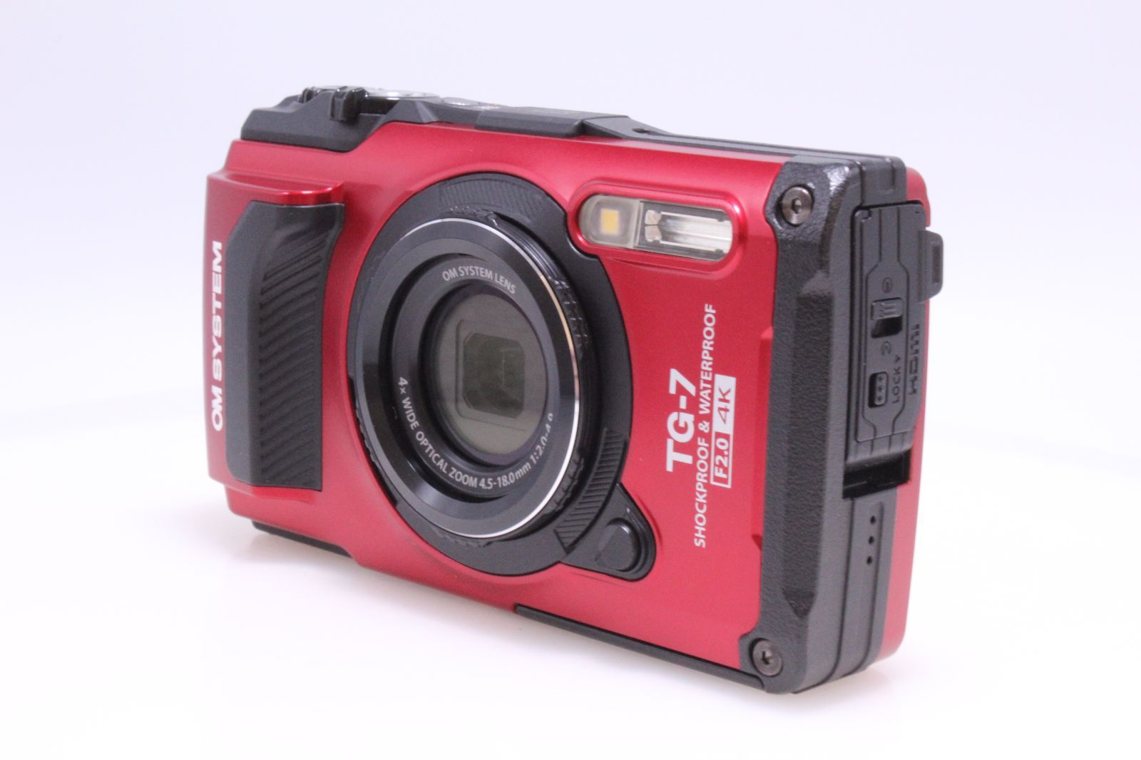 美品】OM SYSTEM Tough TG-7 レッド オリンパス - メルカリ