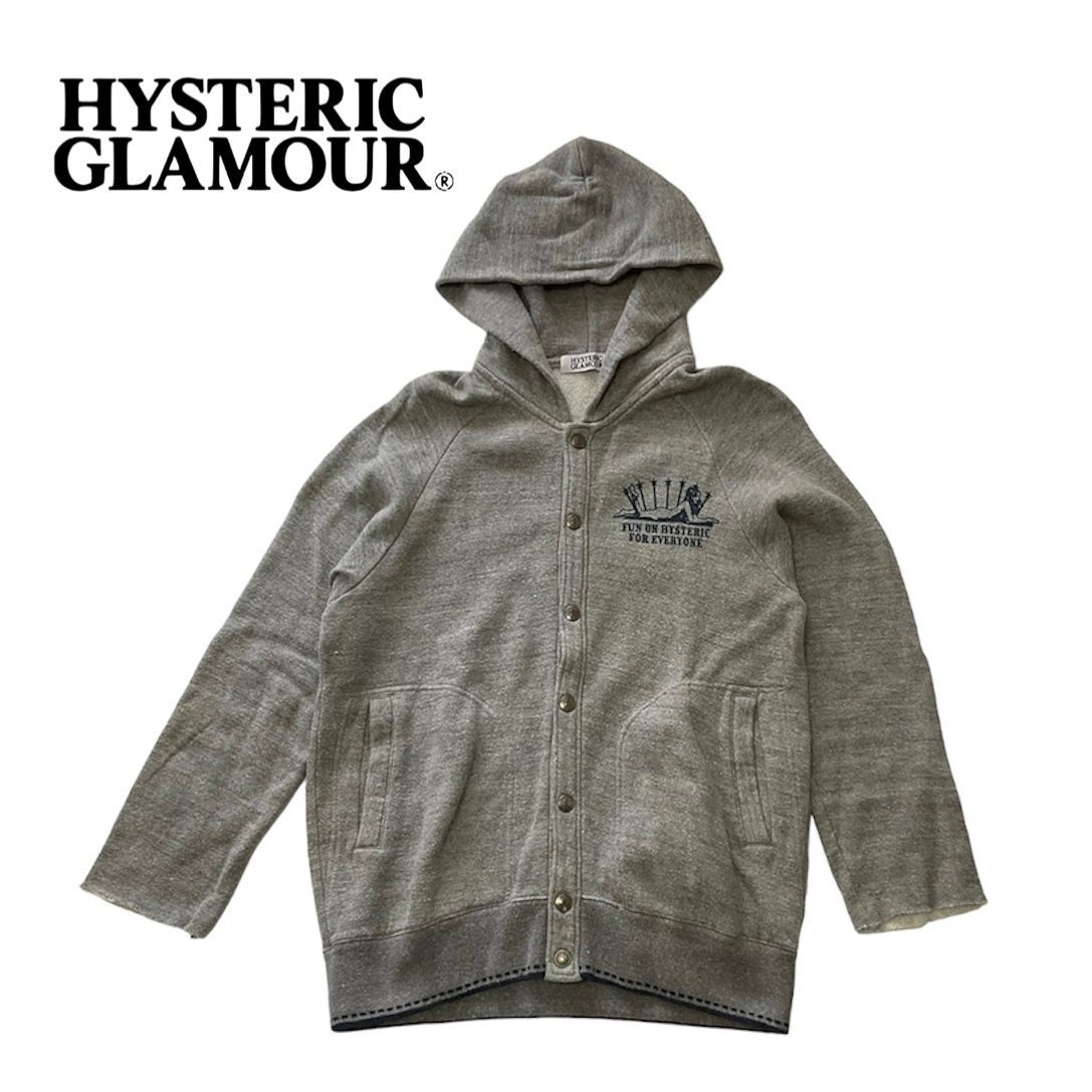 HYSTERIC GLAMOUR パーカー ヒスガール ボタン スウェット 希少 | www